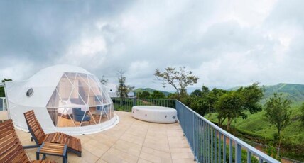 Monticle Glamps | Best Luxury Glamps in Vagamon Room Type - Jaccuzi Glamp