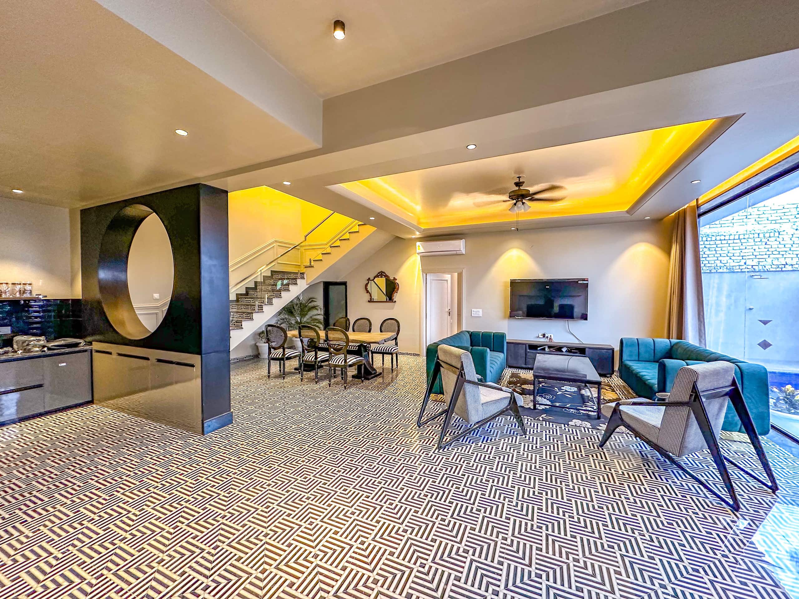 Aero Breeze 3BHK Pool Villa w Runway View - Tap to explore photos