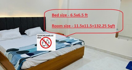 Mahashivaya Guest House Room Type - Room 202 AC Double Bed Room ( small bathroom ) no lift