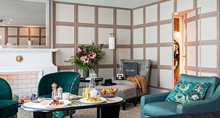 Sofitel Le Scribe Paris Opera Room Type - OPERA DUPLEX SUITE, 1 King Size Bed, Duplex, Large Living Area,Balcony, Blvd or Scribe St