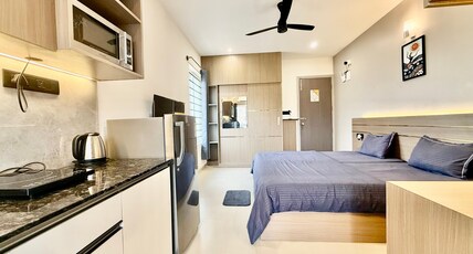 Fortale Prime Apartments Room Type - Studio Premium AC | Twin-Bed | Balcony | Kitchen | Washing M Fortale Prime Apartments Room Type - Studio Premium AC | Twin-Bed | Balcony | Kitchen | Washing M
