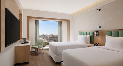 Hilton Garden Inn Surat City Centre Room Type - Twin Guest Room City View