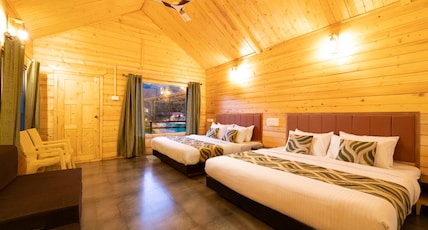 Tusker Trails Dandeli Room Type - Deluxe AC Wooden Cottage - Price for 6 Guests Tusker Trails Dandeli Room Type - Deluxe AC Wooden Cottage - Price for 6 Guests