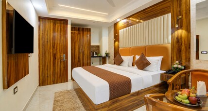 Hotel Euronite Suites by RARO Hospitality Near IGI Airport Delhi Room Type - Deluxe Room