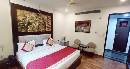 Ishanika Hotel Room Type - Deluxe Room (Outside food and Visitor not allowed in room)