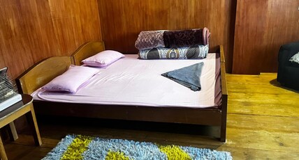 YK Retreat Room Type - Wooden Double Bed Room