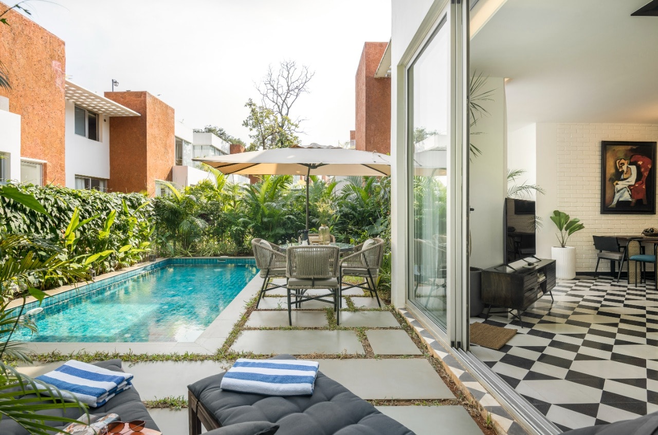 La Zamora - 3 BHK Private Pool Villa at Vagator by The Blue Kite (10) - Tap to explore photos