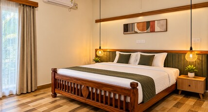 Bhoomi by Ostello Room Type - Room 201: Superior King Room with Bathtub, Patio and Balcony