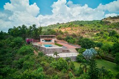StayVista at Lake Mansion w/ Pool & Lake View