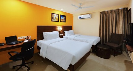 BEST WESTERN ALKAPURI Room Type - 2 SINGLE BEDS,NSMK,FLATSC,SAFE,WIFI,HAIR,COFTE
