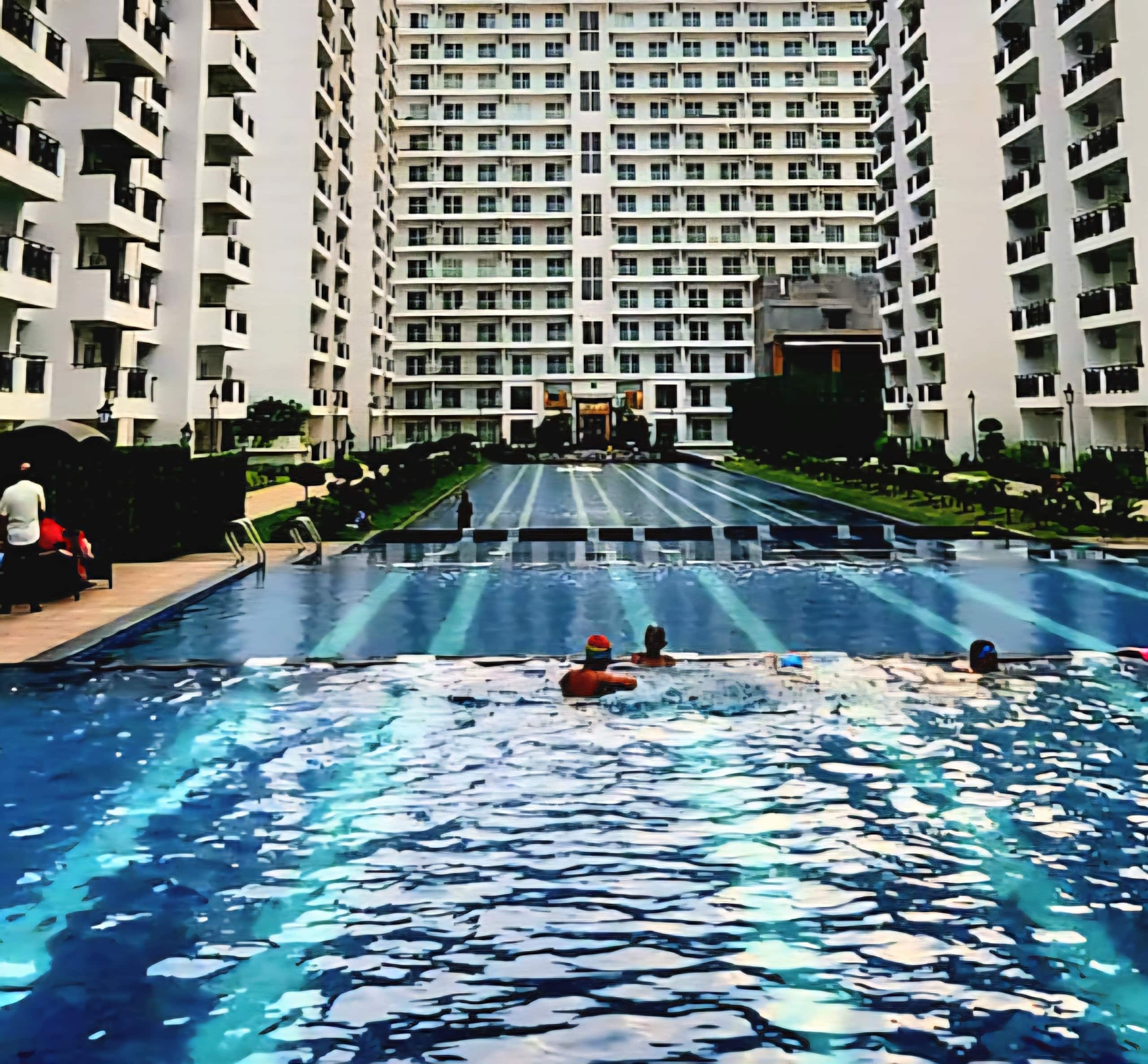 5 Pool Facing 2BHK Balcony Pool Views - Tap to explore photos