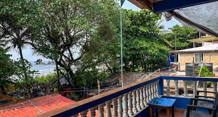 12 Monks Hostel Arambol Goa Room Type - Deluxe Double Room with Sea View Non AC