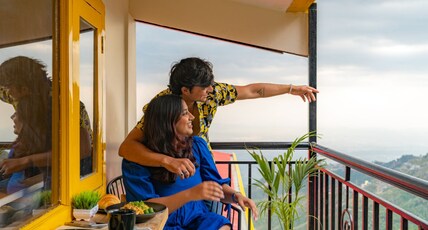 The Hosteller Mussoorie, Mall Road Room Type - Superior Double Room with Balcony and Valley View x B Block