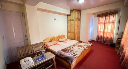 Hotel SnowFlake Room Type - Standard Room with Mountain-View Balcony on -4th Floor (No Lift, No TV)