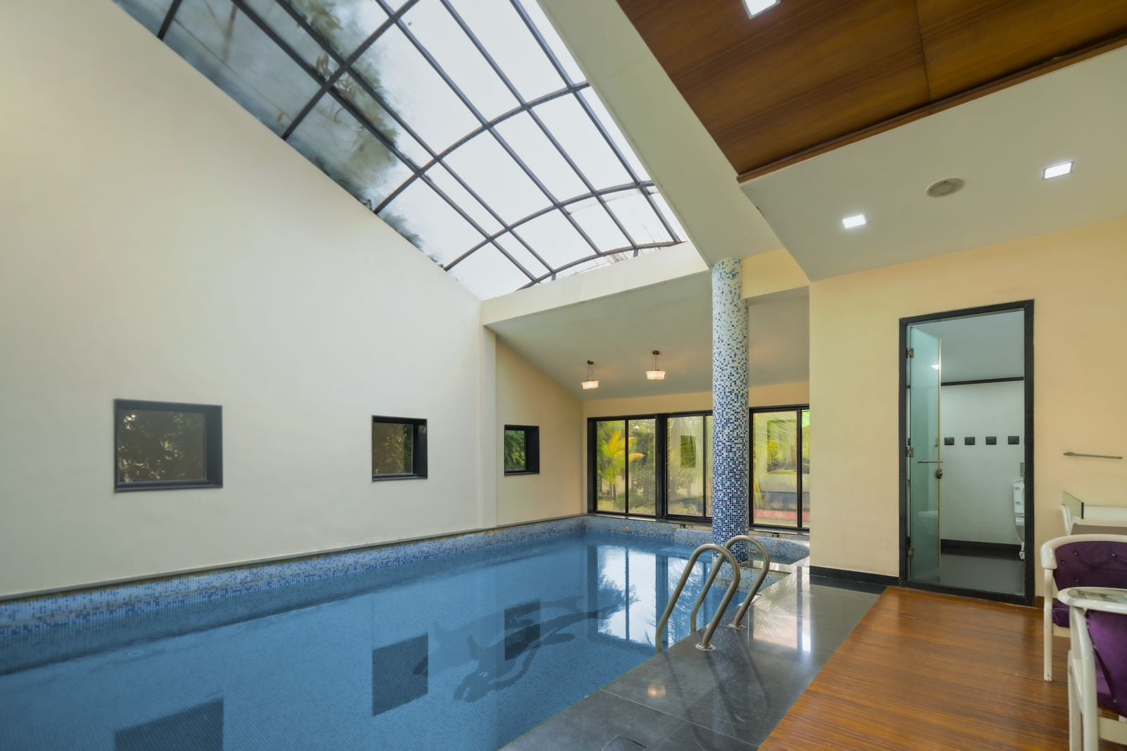 Krishna Vatika | Entire 2BHK Villa With Private Indoor Swimming Pool & Jacuzzi - Tap to explore photos