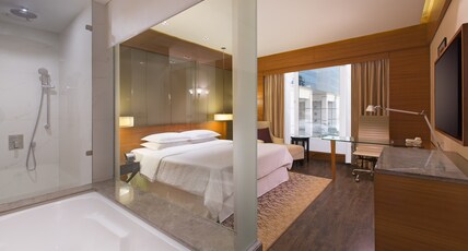 Sheraton Hyderabad Room Type - Deluxe King City View with Bathtub