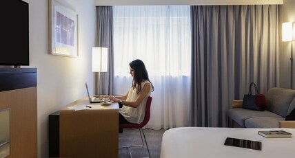 Novotel Roissy Saint-Witz Room Type - Executive Room with 1 double bed and 1 double sofa bed Novotel Roissy Saint-Witz Room Type - Executive Room with 1 double bed and 1 double sofa bed