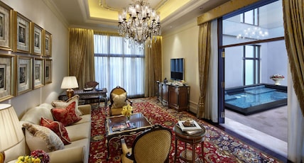 The Leela Palace New Delhi Room Type - Royal Suite with Plunge Pool and Lounge Access The Leela Palace New Delhi Room Type - Royal Suite with Plunge Pool and Lounge Access