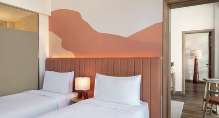 YAS PLAZA CIRCUIT by IHG - Theme Park Access Room Type - 2 Bedroom Suite Pool View Theme Park Access YAS PLAZA CIRCUIT by IHG - Theme Park Access Room Type - 2 Bedroom Suite Pool View Theme Park Access