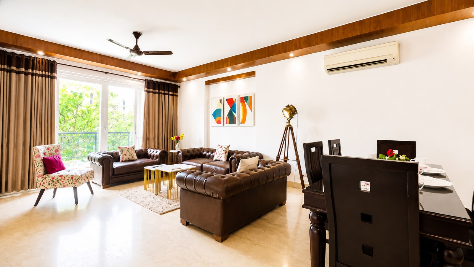 BluO 3BHK @ M Block GK- Balcony, Lift - Tap to explore photos