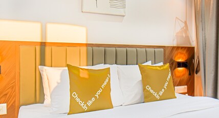 Palette Hotel And Residences by CheckIn, Baner Pune Room Type - Deluxe Double Room with Balcony and Common Living Area Palette Hotel And Residences by CheckIn, Baner Pune Room Type - Deluxe Double Room with Balcony and Common Living Area