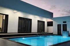 2 BHK Mountain view Villa with a Pool