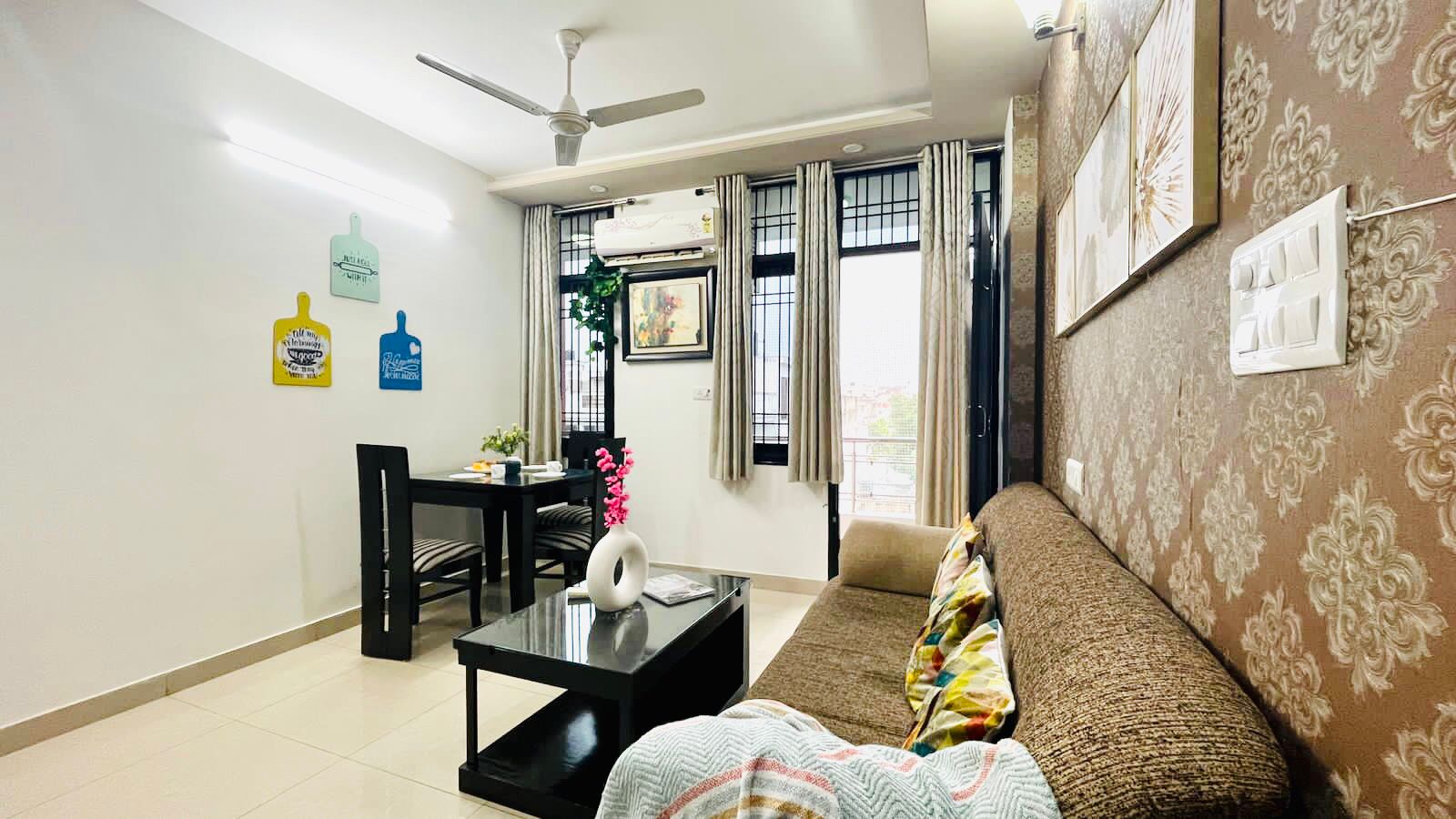 BluO 2BR Jaipur - Lift, Balcony, Parking, Terrace - Tap to explore photos
