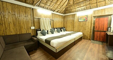 Hotel Happy Forest Inn Room Type - Wooden ac cottage four bed
