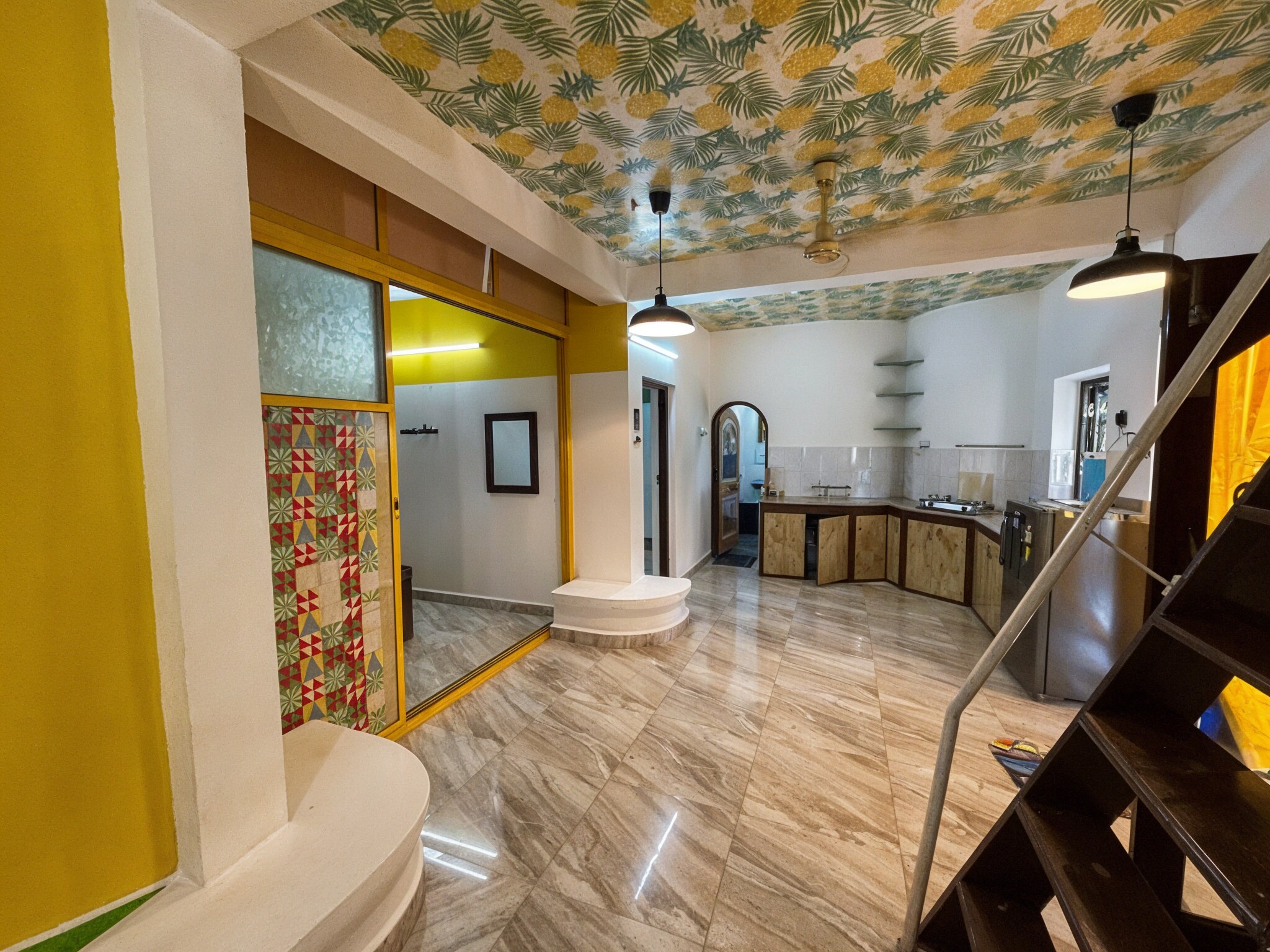 Yellow Haven 4BR Villa in Goa by Homeyhuts - Tap to explore photos