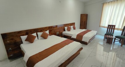 Hotel Morvi Nandan Room Type - Family Room ( 2 Double Bed | 4 Pax ) Hotel Morvi Nandan Room Type - Family Room ( 2 Double Bed | 4 Pax )