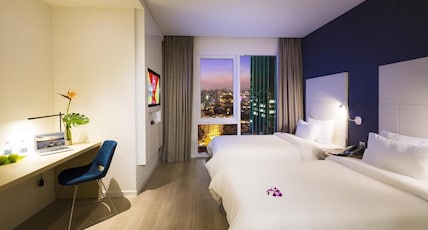 Liberty Central Saigon Riverside Hotel Room Type - Deluxe Double or Twin Room with City view Liberty Central Saigon Riverside Hotel Room Type - Deluxe Double or Twin Room with City view
