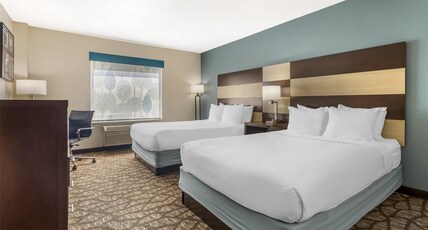 Best Western Joliet Inn & Suites Room Type - 2 Queen Beds, Non-Smoking, High Speed Internet Access, Microwave And Refrigerator, Coffee Maker, Iro Best Western Joliet Inn & Suites Room Type - 2 Queen Beds, Non-Smoking, High Speed Internet Access, Microwave And Refrigerator, Coffee Maker, Iro