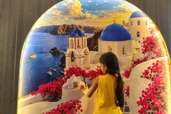 Fun O Peace-Santorini Themed Studio/CoupleFriendly