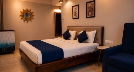 The Belmonte House by Noventa - Rooftop Pool Hotel in Udaipur Room Type - Noventa Comfort Room