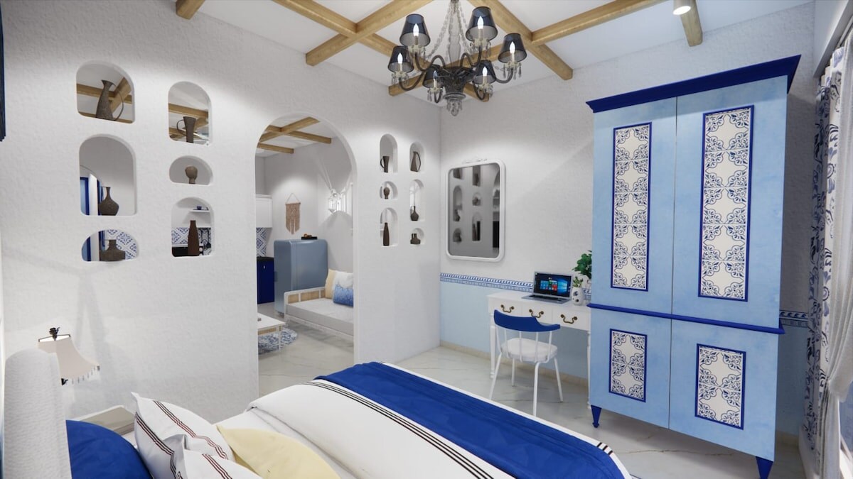Santorini Blue Aegean Luxury Hideout in Pune - Tap to explore photos
