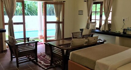 Mandaram villas Private rooms with common pool view 200m from Marari beach Room Type - Bedroom 3