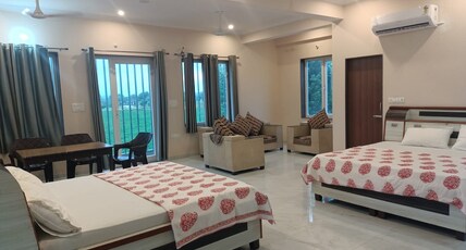 RADHEY KRISHNA HOTEL AND RESORT Room Type - Suite Room ( 2 Double Bed | 4 Pax ) RADHEY KRISHNA HOTEL AND RESORT Room Type - Suite Room ( 2 Double Bed | 4 Pax )