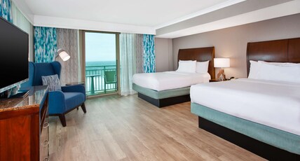 Hilton Garden Inn Virginia Beach Oceanfront Room Type - 2 QNS OCEANFRONT LG SUITE