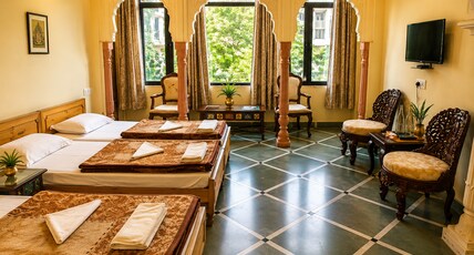 Krishna Palace - A Heritage Boutique Hotel Room Type - Royal Deluxe Family Room