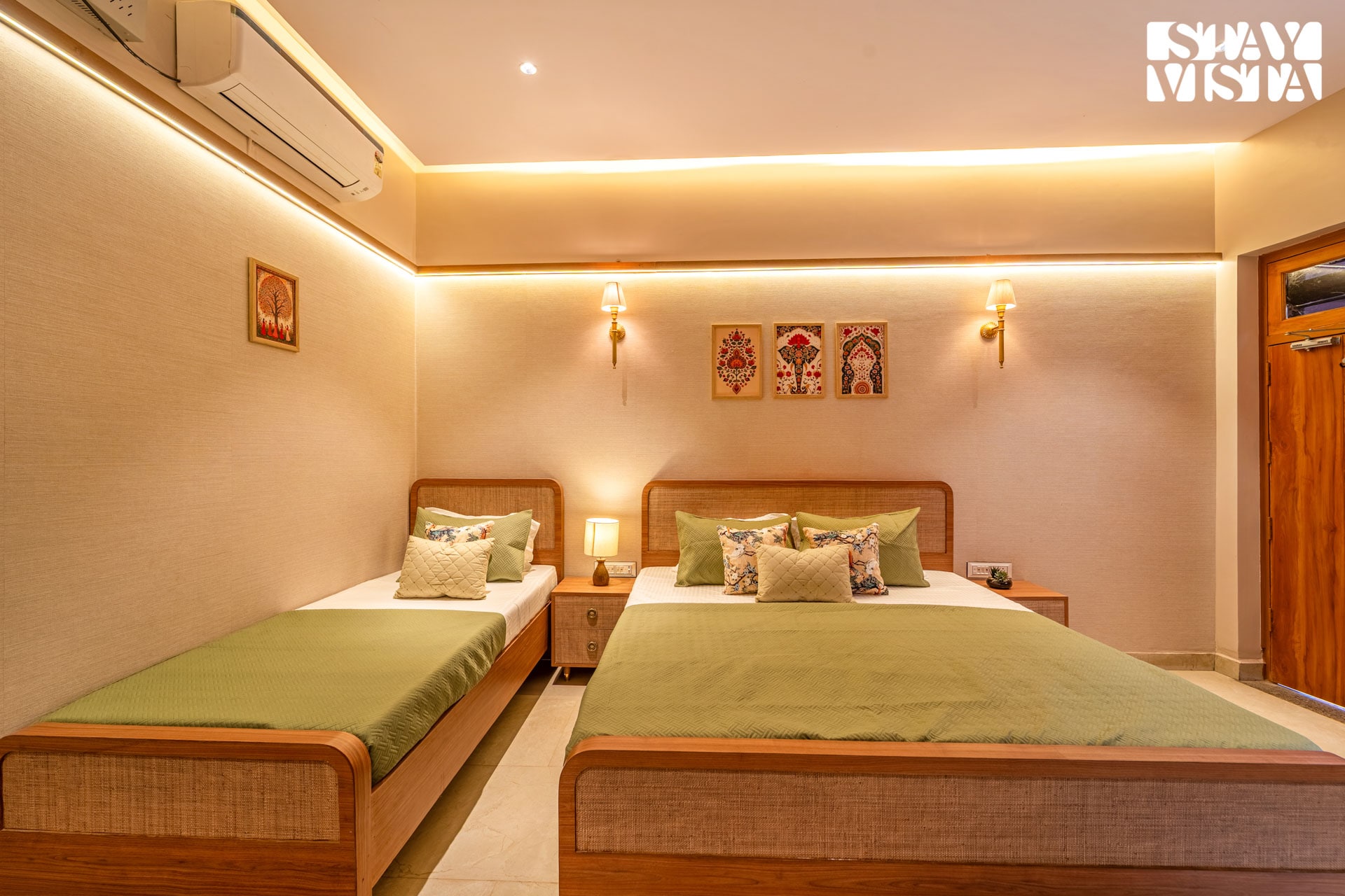 StayVista at 3 rooms @ Vrindara Niwas - Tap to explore photos