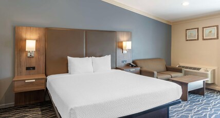 Best Western Plus Hill House Room Type - Accessible - 1 King, Mobility Accessible, Roll In Shower, Microwave And Refrigerator, Wi-Fi, Non-Smo