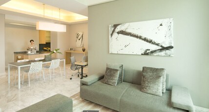 Fraser Residence Sudirman Room Type - Deluxe Two-Bedroom Apartment Fraser Residence Sudirman Room Type - Deluxe Two-Bedroom Apartment
