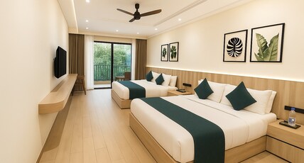 Q Nest  Hotel Cloud End Lansdowne Room Type - Premium Twin Bed Room Valley View With Balcony