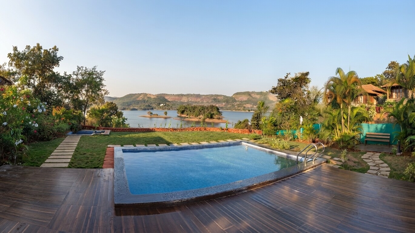 Kuteer by the Lake 4BHK Pawna Lake View Villa - Tap to explore photos