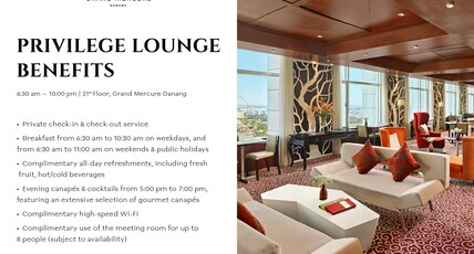 Grand Mercure Danang Room Type - Deluxe Room with City View