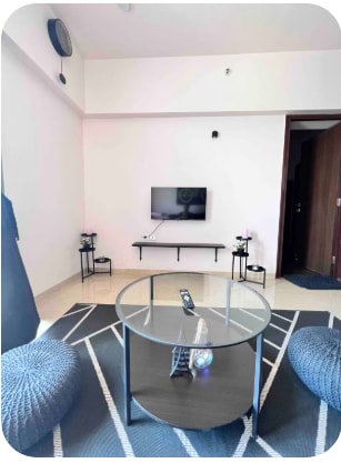 1BHK Golf View : Paranomic Golf Course View Apartment - Tap to explore photos