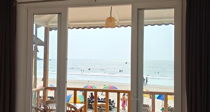 Rococo Pelton Beach Hut | Room & Restaurant Room Type - Standard Room Beach Facing with balcony