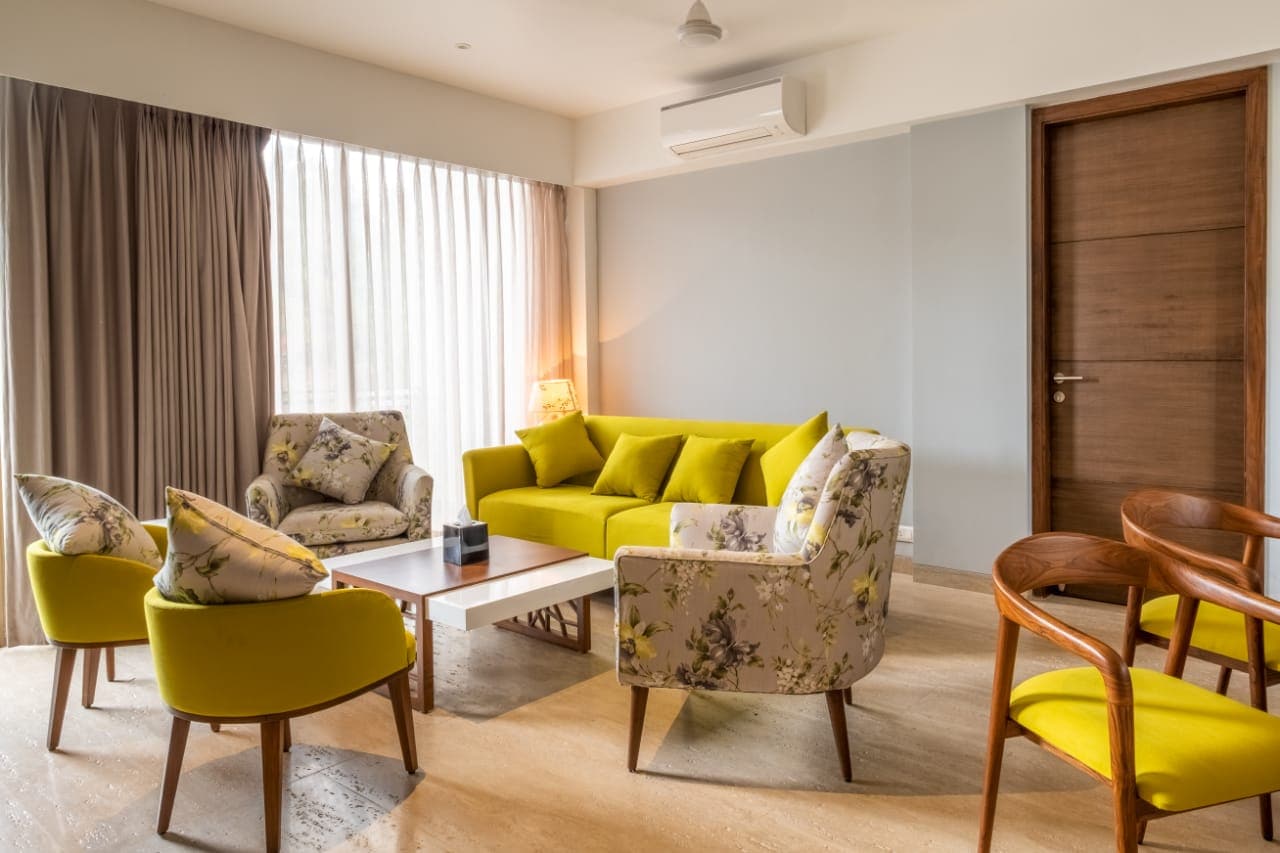 3bhk luxury stay with shared infinity pool - Tap to explore photos