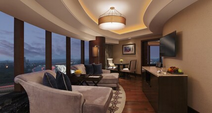 The Leela Ambience Gurugram Hotel & Residences - The Luxury Urban Sanctuary Room Type - Panoramic Suite with Cocktail Hours and Airport pick up and drop