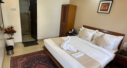 Bliss County Resort & Spa (Pure Veg) Room Type - Deluxe Room with Sitout (Swimming Pool Facing) Bliss County Resort & Spa (Pure Veg) Room Type - Deluxe Room with Sitout (Swimming Pool Facing)